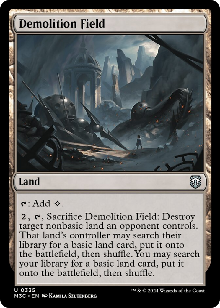 Demolition Field (Ripple Foil) [Modern Horizons 3 Commander] | Good Games Morley