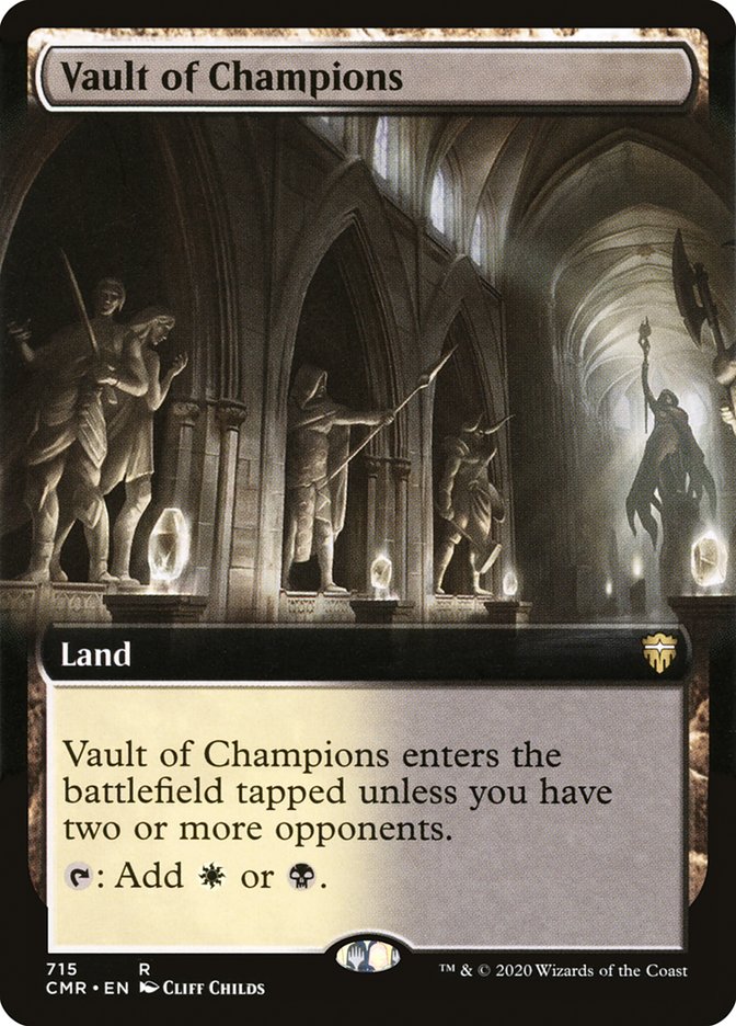 Vault of Champions (Extended Art) [Commander Legends] | Good Games Morley