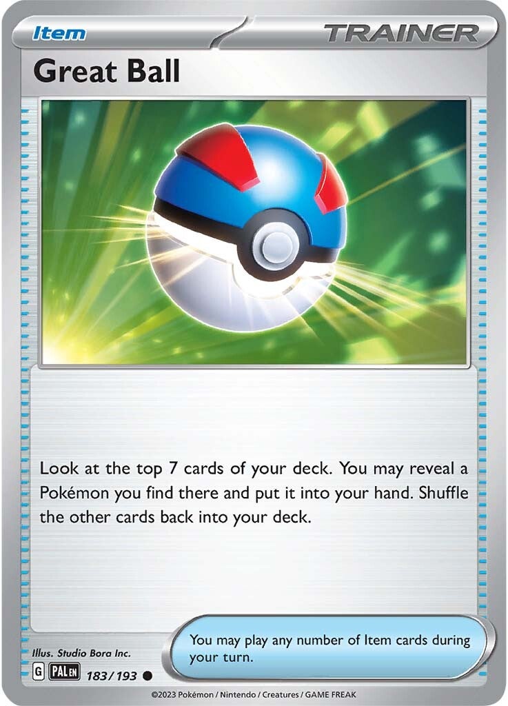 Great Ball (183/193) [Scarlet & Violet: Paldea Evolved] | Good Games Morley