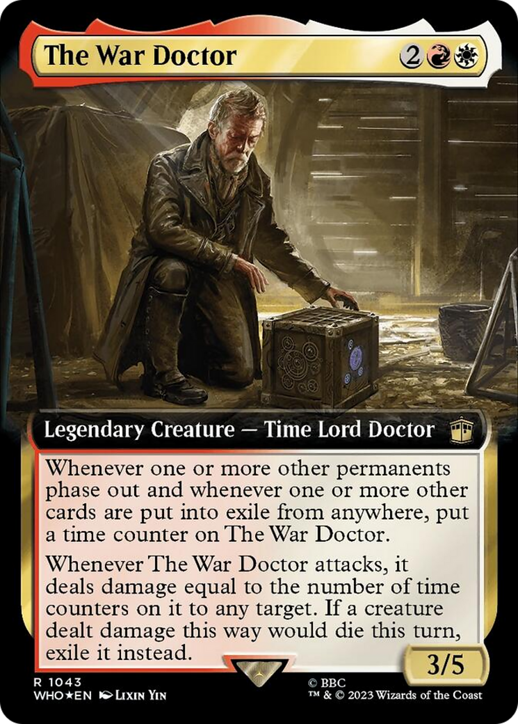 The War Doctor (Extended Art) (Surge Foil) [Doctor Who] | Good Games Morley