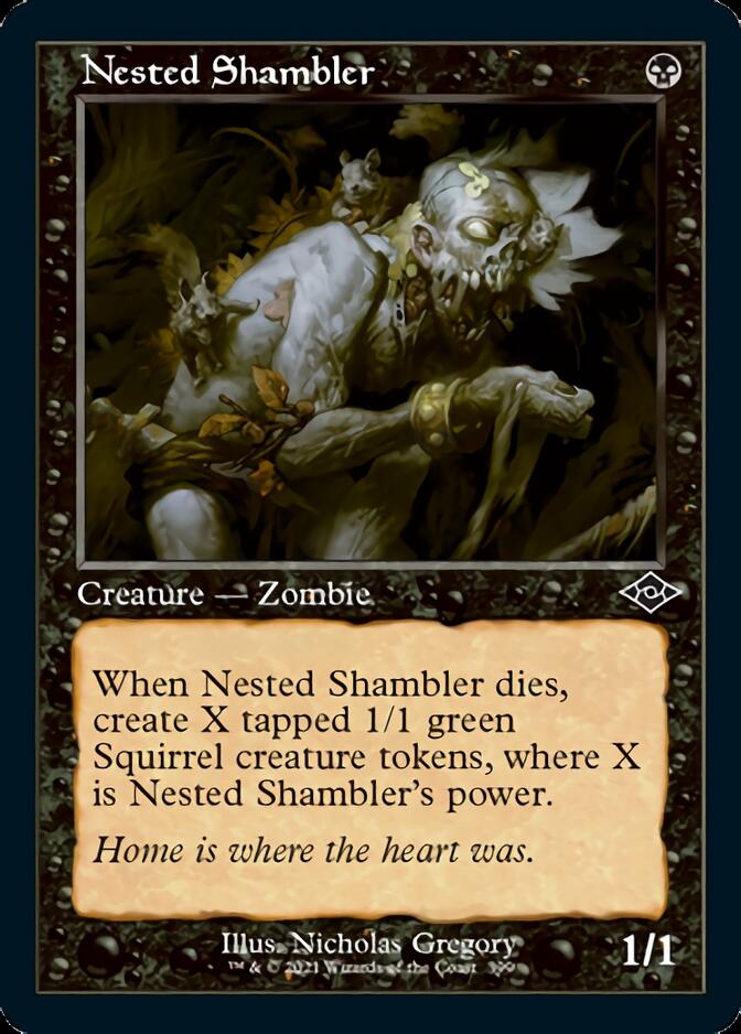 Nested Shambler (Retro Foil Etched) [Modern Horizons 2] | Good Games Morley