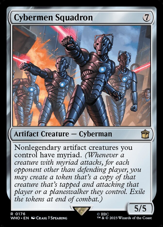 Cybermen Squadron 176/331 (Universes Beyond: Doctor Who)  | Good Games Morley