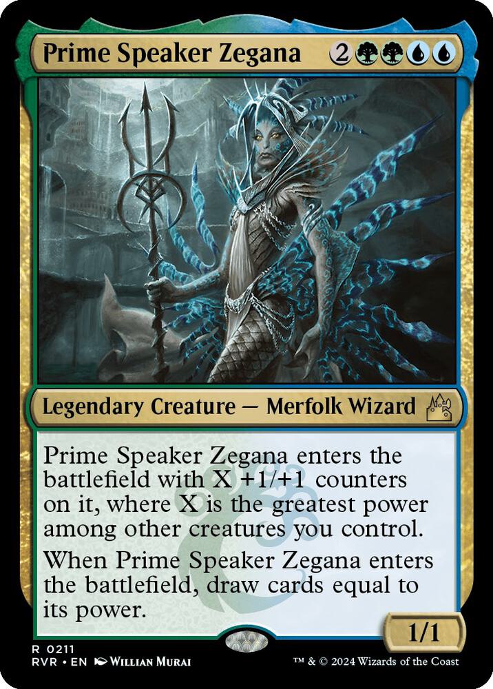 Prime Speaker Zegana 211/291 (Ravnica Remastered)  | Good Games Morley