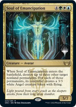 Soul of Emancipation 223 (Promo Pack: Streets of New Capenna)  - Foil | Good Games Morley