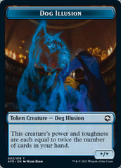 Dog Illusion // Boo Double-Sided Token [Dungeons & Dragons: Adventures in the Forgotten Realms Tokens] | Good Games Morley