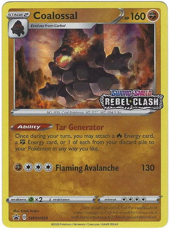 Coalossal (SWSH024) (Prerelease Promo) [Sword & Shield: Black Star Promos] | Good Games Morley