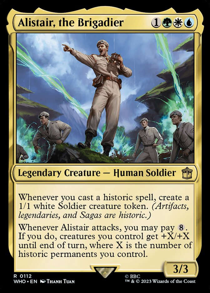 Alistair, the Brigadier 112/331 (Universes Beyond: Doctor Who)  | Good Games Morley