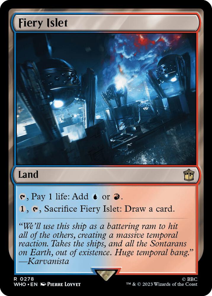 Fiery Islet 278 (Universes Beyond: Doctor Who)  - Foil | Good Games Morley