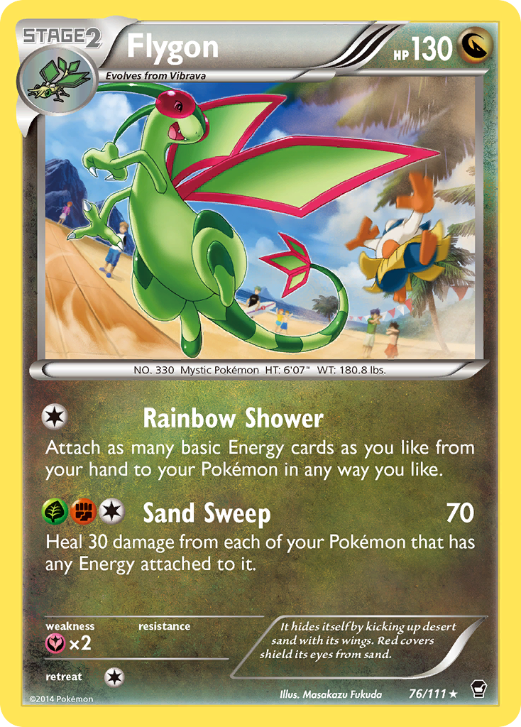 Flygon (76/111) [XY: Furious Fists] | Good Games Morley