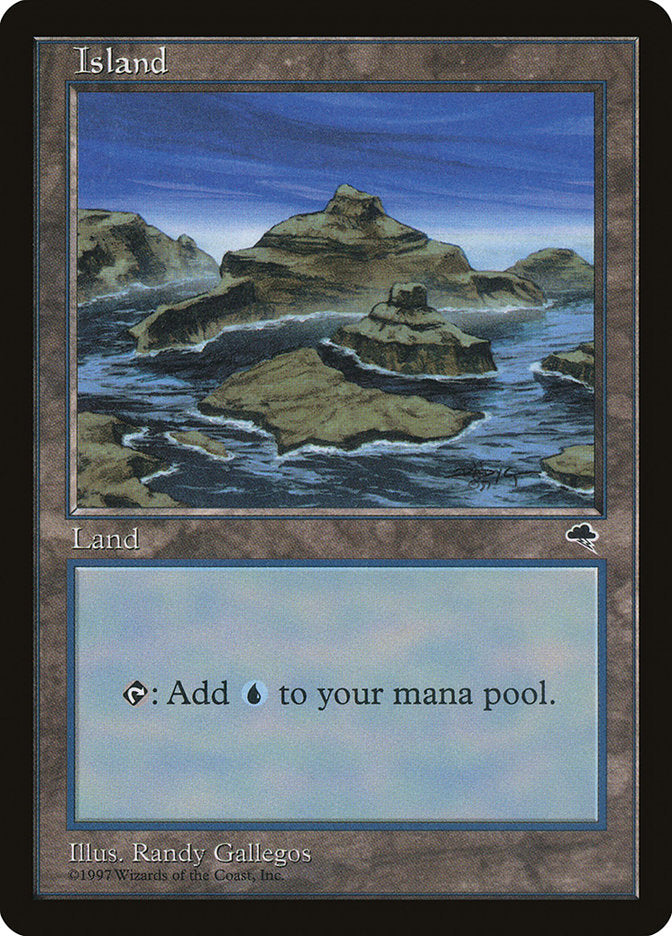 Island (Signature on Right / Blue Sky) [Tempest] | Good Games Morley