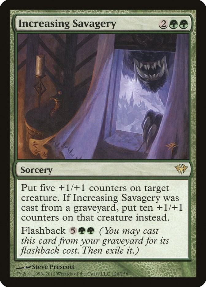 Increasing Savagery 120/158 (Dark Ascension)  | Good Games Morley