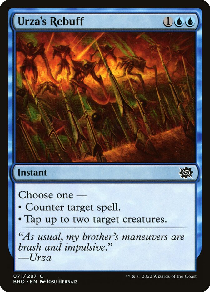 Urza's Rebuff 71/287 (The Brothers' War)  - Foil | Good Games Morley