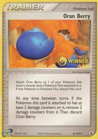 Oran Berry (85/109) (Winner) [EX: Ruby & Sapphire] | Good Games Morley
