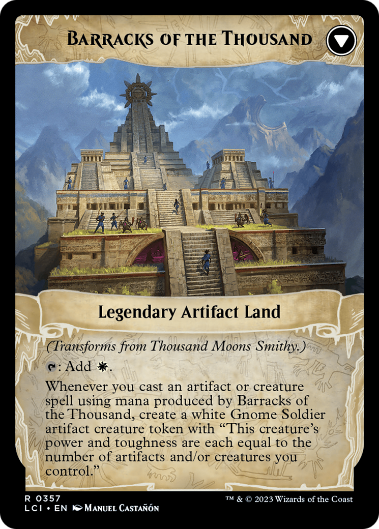 Thousand Moons Smithy (Extended Art) // Barracks of the Thousand [The Lost Caverns of Ixalan] | Good Games Morley