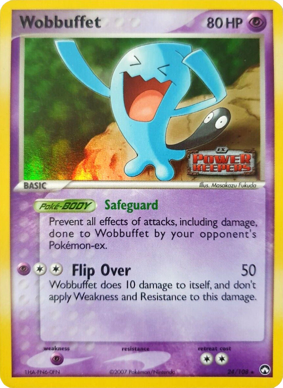 Wobbuffet (24/108) (Stamped) [EX: Power Keepers] | Good Games Morley