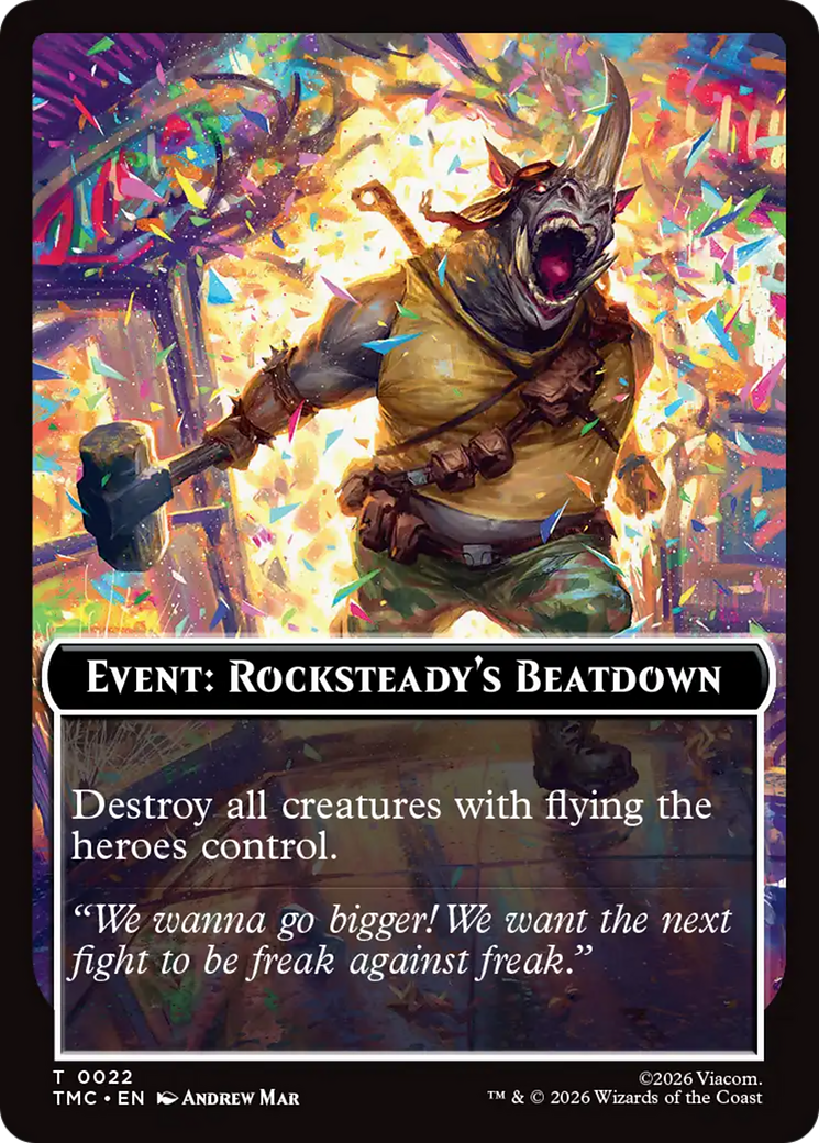 Event: Rocksteady's Beatdown [Teenage Mutant Ninja Turtles Commander Tokens] | Good Games Morley