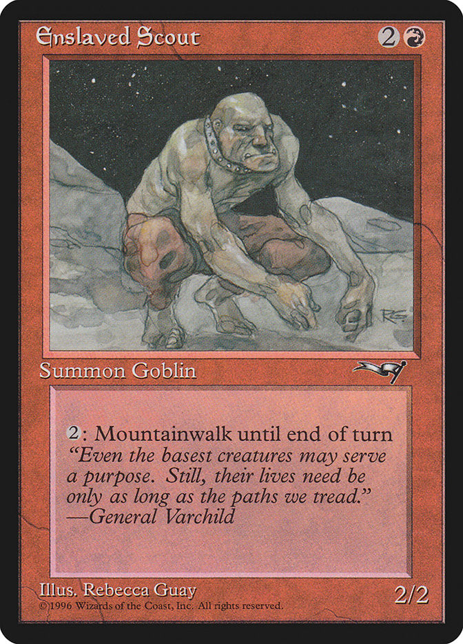 Enslaved Scout (Crouching) [Alliances] | Good Games Morley