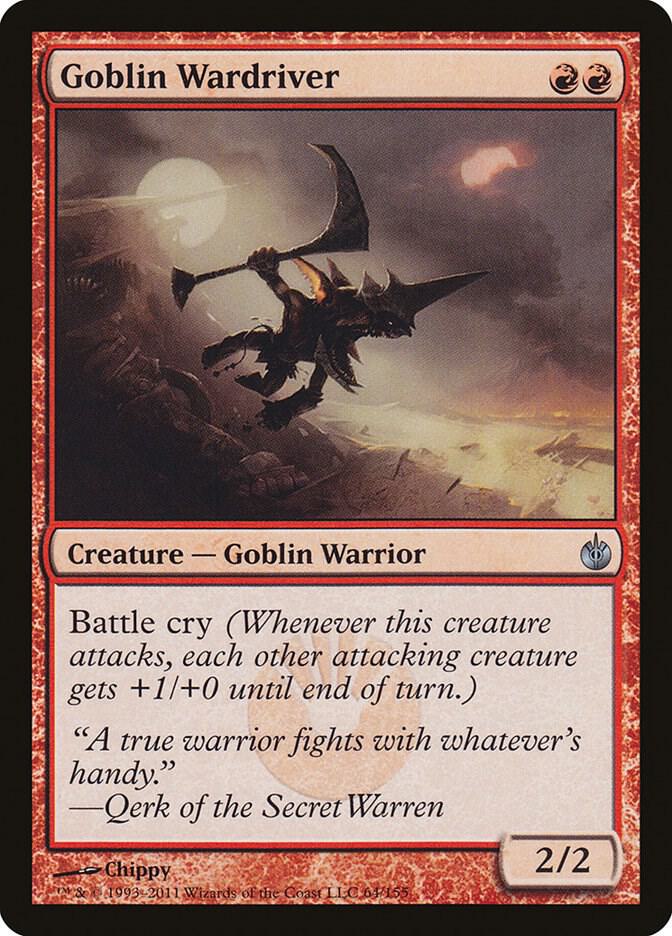 Goblin Wardriver 64/155 (Mirrodin Besieged)  - Foil | Good Games Morley