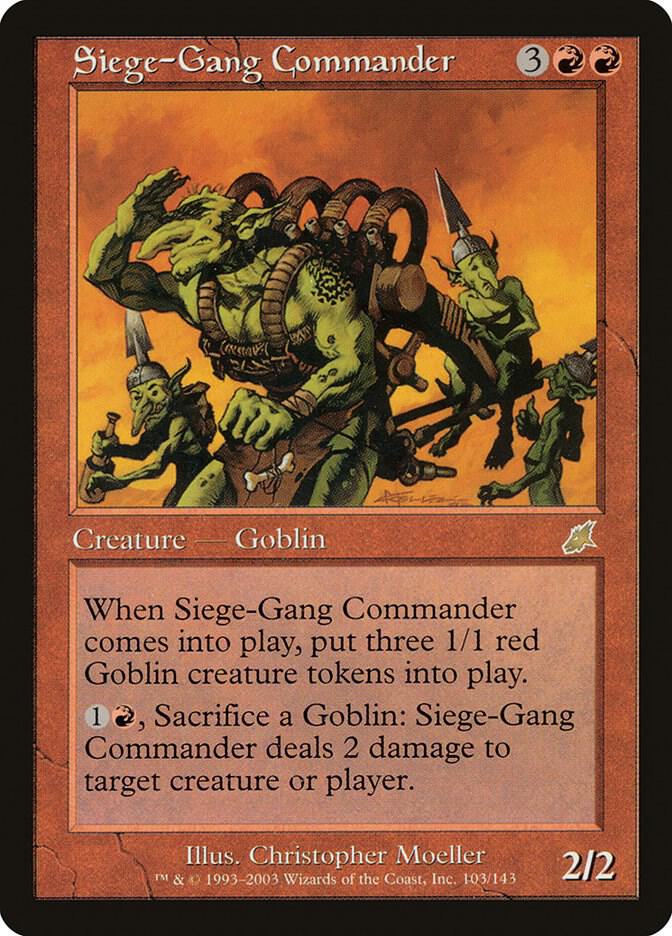 Siege-Gang Commander 103/143 (Scourge)  | Good Games Morley