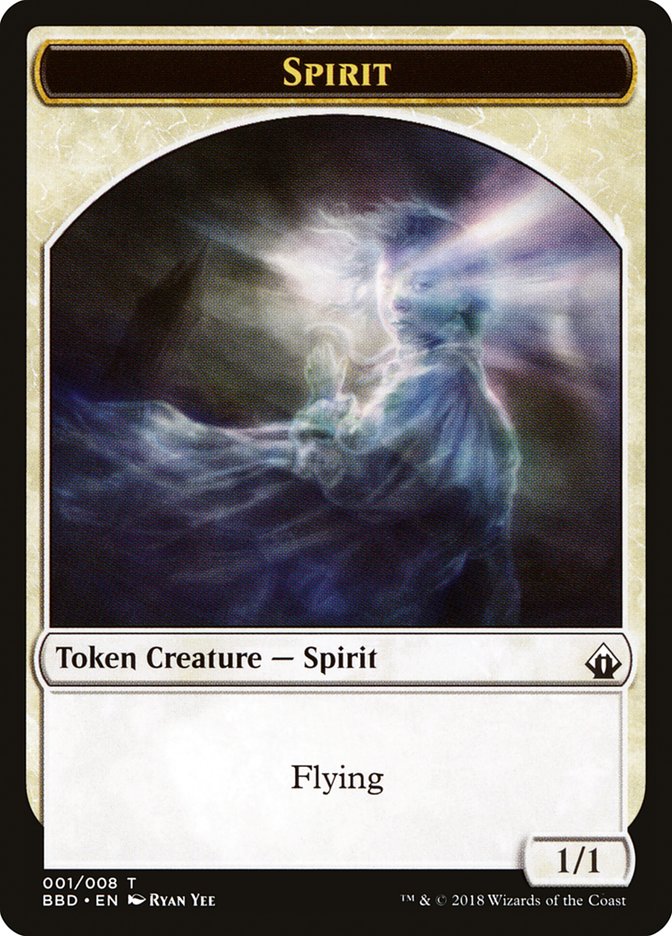 Spirit Token [Battlebond Tokens] | Good Games Morley