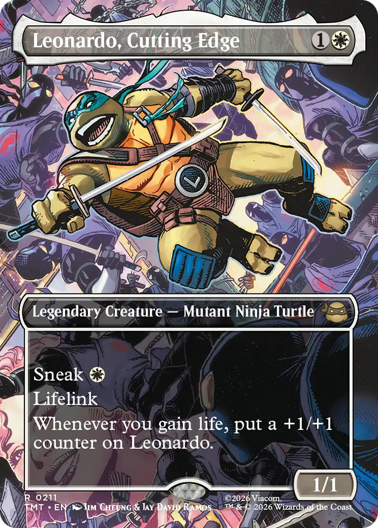 Leonardo, Cutting Edge (Borderless) [Teenage Mutant Ninja Turtles] | Good Games Morley