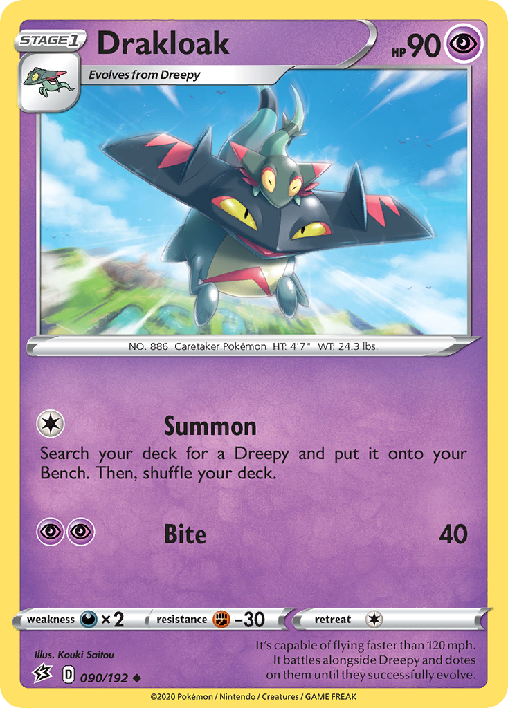 Drakloak (090/192) [Sword & Shield: Rebel Clash] | Good Games Morley