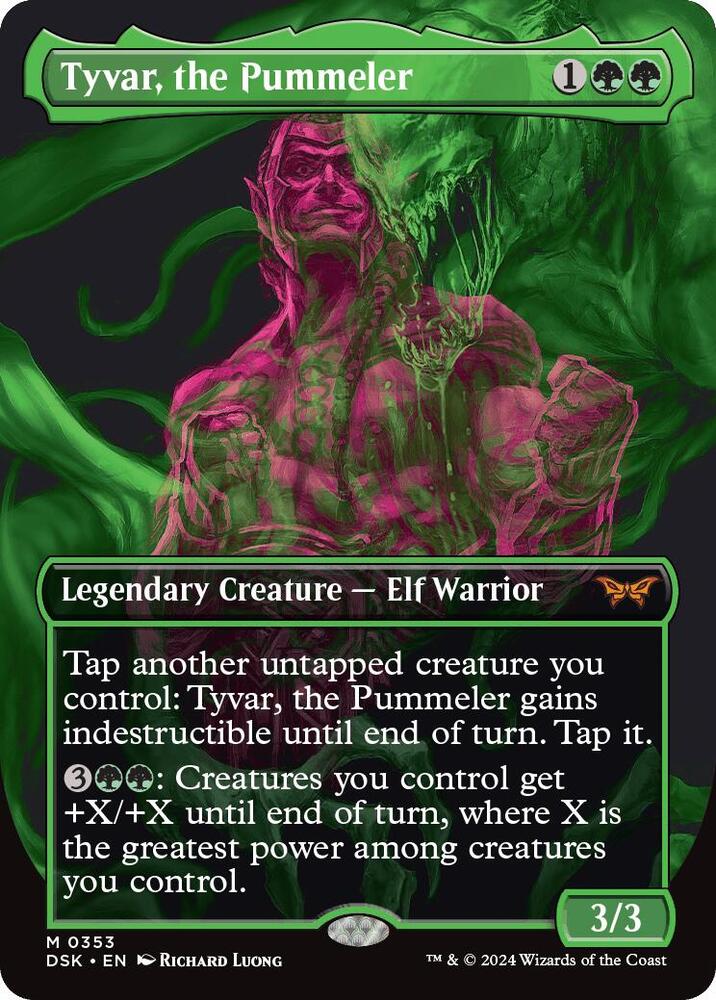 Tyvar, the Pummeler 353 (Duskmourn: House of Horror)  - Borderless | Good Games Morley
