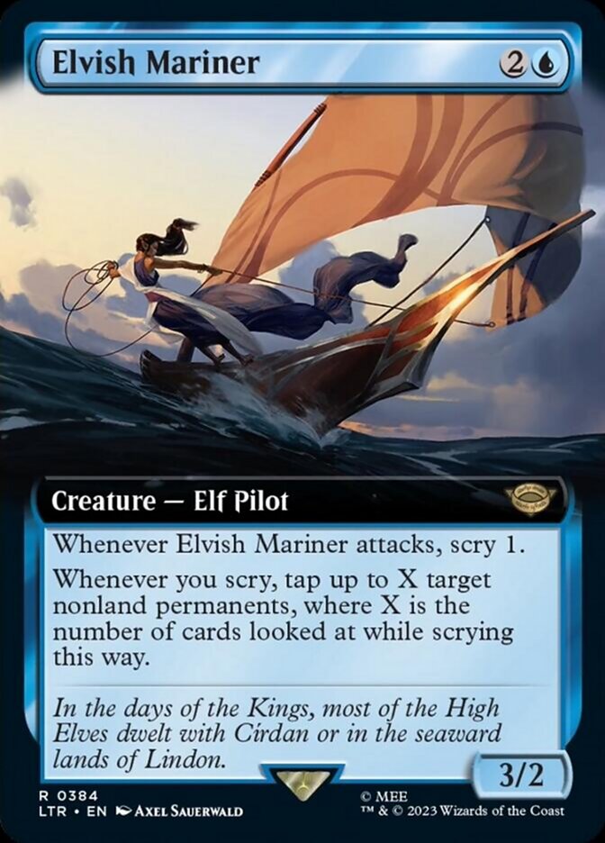 Elvish Mariner (Extended Art) [The Lord of the Rings: Tales of Middle-Earth] | Good Games Morley