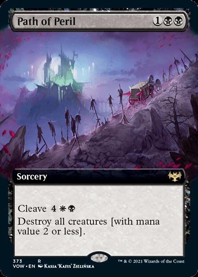 Path of Peril (Extended Art) [Innistrad: Crimson Vow] | Good Games Morley