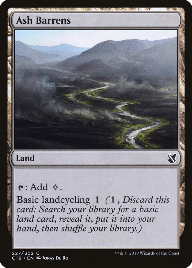 Ash Barrens 227/302 (Commander 2019)  | Good Games Morley