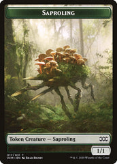 Plant // Saproling Double-Sided Token [Double Masters Tokens] | Good Games Morley