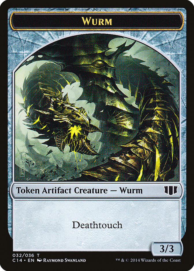 Wurm (032/036) // Goat Double-Sided Token [Commander 2014 Tokens] | Good Games Morley