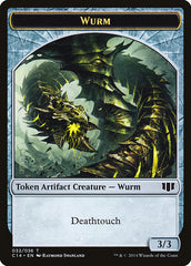 Wurm (032/036) // Goat Double-Sided Token [Commander 2014 Tokens] | Good Games Morley