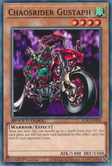 Chaosrider Gustaph [SGX3-ENF04] Common | Good Games Morley