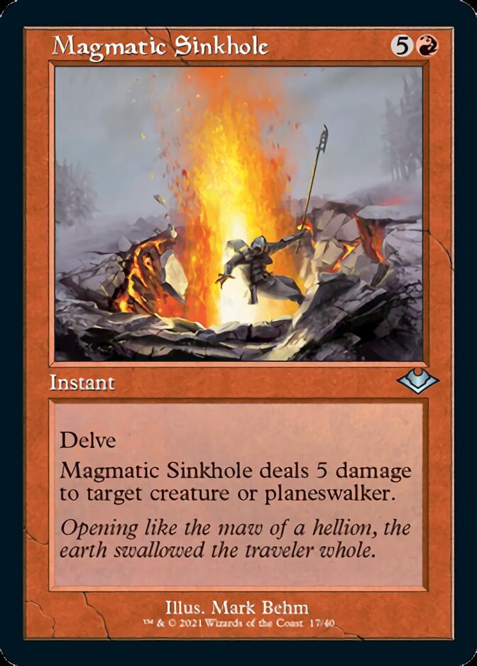 Magmatic Sinkhole (Retro) [Modern Horizons] | Good Games Morley