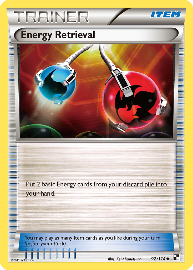 Energy Retrieval (92/114) [Black & White: Base Set] | Good Games Morley