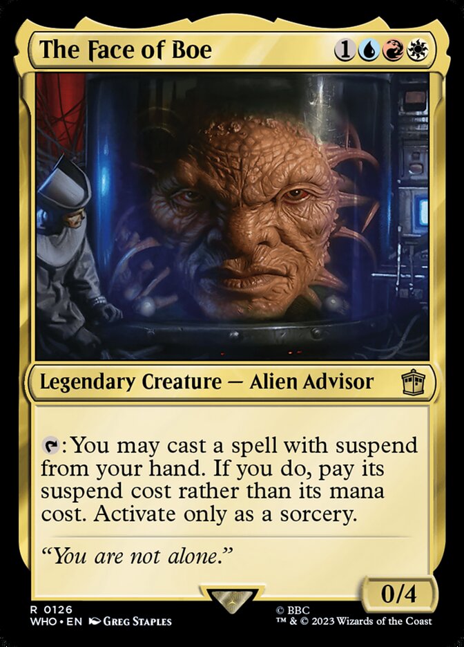 The Face of Boe 126/331 (Universes Beyond: Doctor Who)  | Good Games Morley