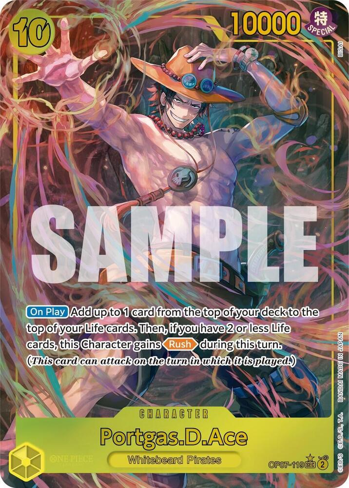 Portgas.D.Ace OP07-119 (500 Years in the Future)  - Alternate Art Foil | Good Games Morley