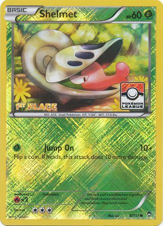 Shelmet (8/111) (League Promo 1st Place) [XY: Furious Fists] | Good Games Morley