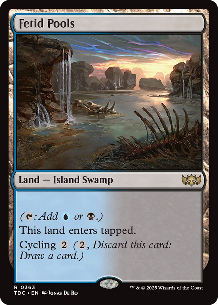 Fetid Pools [Tarkir: Dragonstorm Commander] | Good Games Morley