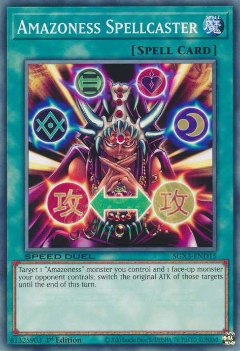 Amazoness Spellcaster [SGX3-END15] Common | Good Games Morley