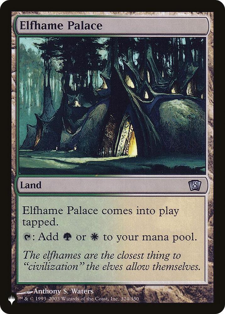 Elfhame Palace 8ED-324/5075 (The List Reprints)  | Good Games Morley