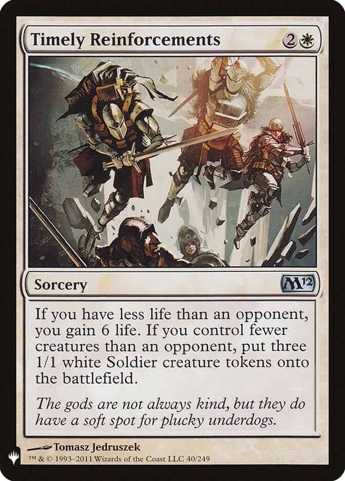 Timely Reinforcements M12-40/5075 (The List Reprints)  | Good Games Morley