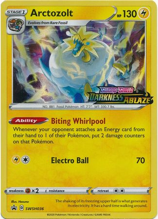 Arctozolt (SWSH036) (Prerelease Promo) [Sword & Shield: Black Star Promos] | Good Games Morley