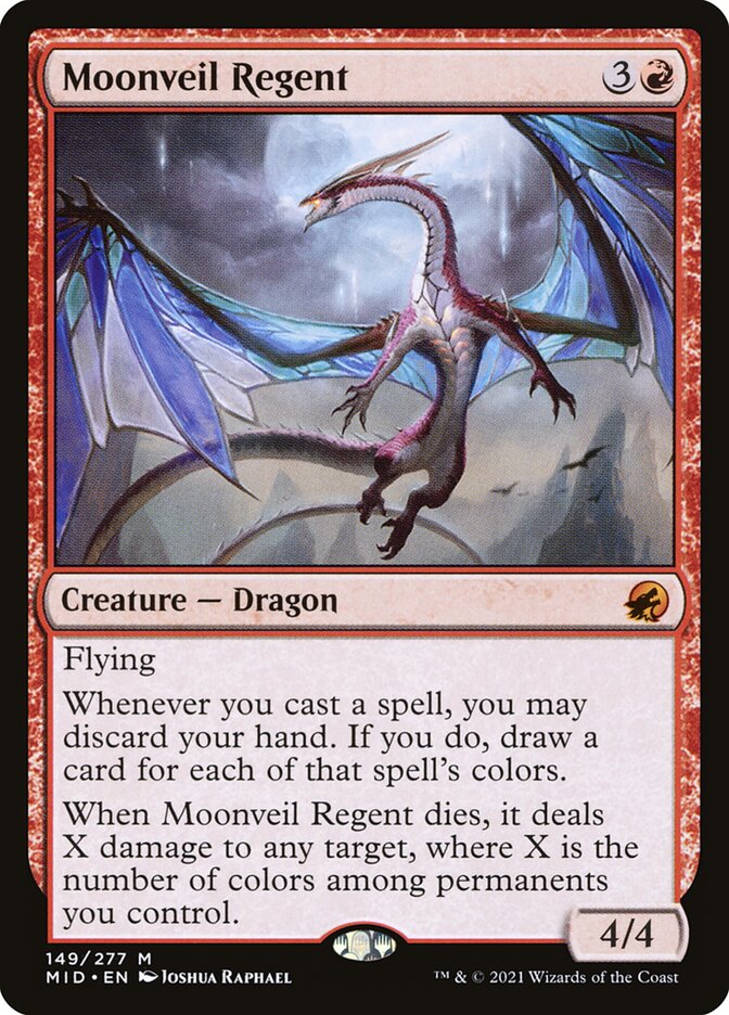 Moonveil Regent 149 (Innistrad: Midnight Hunt)  - Foil | Good Games Morley