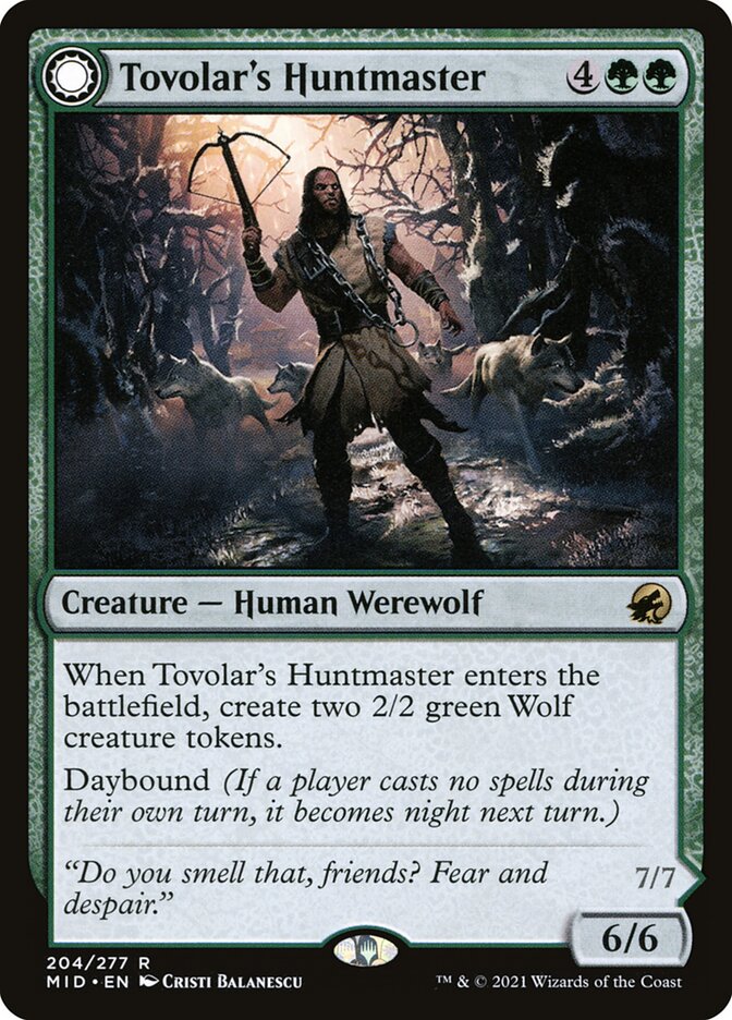Tovolars Huntmaster 204 (Innistrad: Midnight Hunt)  | Good Games Morley