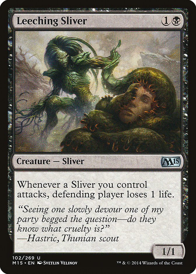 Leeching Sliver 102 (Magic 2015 (M15))  | Good Games Morley