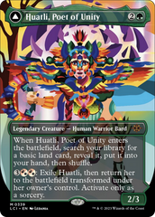 Huatli, Poet of Unity // Roar of the Fifth People (Borderless) [The Lost Caverns of Ixalan] | Good Games Morley