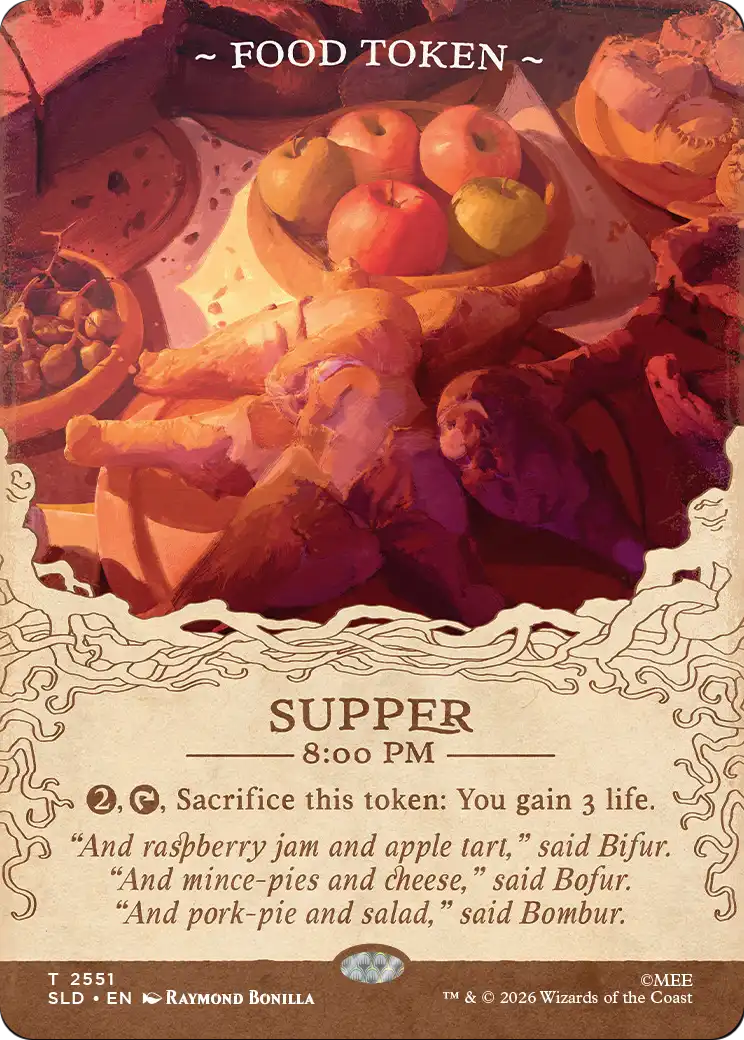 Food Token (2551) [Secret Lair Drop Series] | Good Games Morley