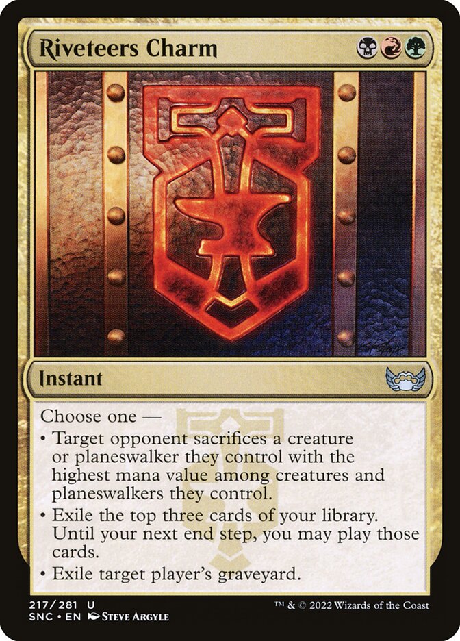 Riveteers Charm 217/281 (Streets of New Capenna)  - Foil | Good Games Morley